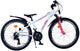 Volare xc race kinderfiets - 26 inch - wit roze - 21 speed