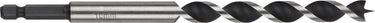 Wolfcraft - 10mm slangenboor voor houtbalken - 165mm - zeskantschacht houtboor - hex - 7133000