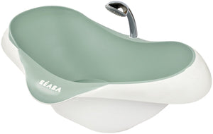Béaba camele'o bad - compact 29l babybad met afvoerplug - ergonomisch antislip bad - met douchekop steun - vanaf 0 maanden - gemaakt in frankrijk - groen