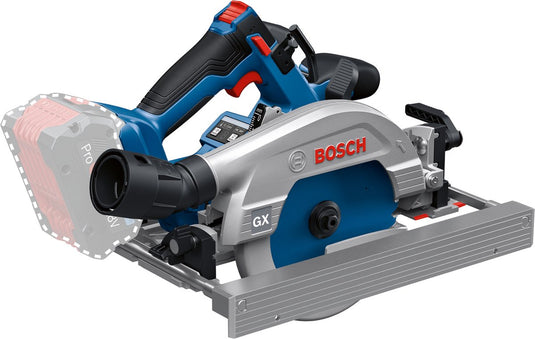 Bosch professional gks 18v-57-2 gx - cirkelzaag - exclusief accu en leider - inclusief parallelgeleider - zaagblad