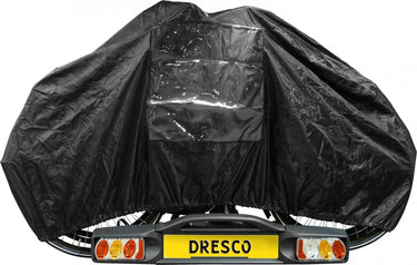 Dresco fietshoes voor 2 fietsen - 150x74x123cm - elastisch - insteekvak - 2 fietsen