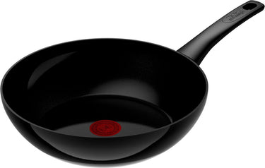 Tefal renew black on - keramische wokpan - ø28 cm - pfas-vrij - geschikt voor inductie