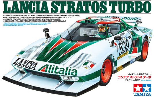 Tamiya modelbouwpakket auto - 25210 lancia stratos turbo racing plastic - 1:24 - modelbouw