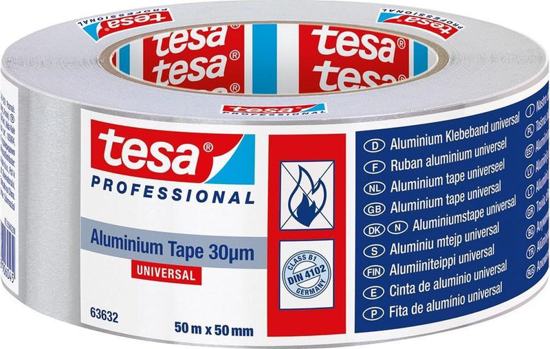 Afbeelding laden in galerijviewer, Tesa professional 1062269 - 63632 alutapeu,30um 50mx50mm | 6 stuks
