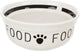 Trixie voerbak hond food keramiek wit zwart