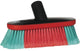Vikan 526952 ovale wasborstel - 230 mm - waterdoorlatend - zacht gespleten haren - autoborstel - auto wassen