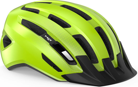 Met downtown mips fietshelm mannen vrouwen – fietshelm racefiets volwassenen – e-bike – trekking – maat m l (58-61cm) – fluor yellow (geel)