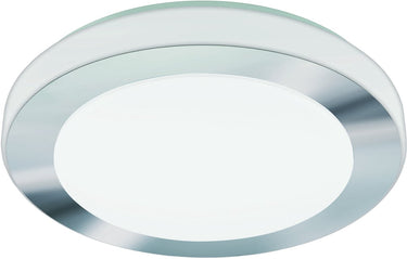 Eglo batholino led carpi - wand plafondlamp - 1 lichts - ø30 cm - wit, chroom - wit