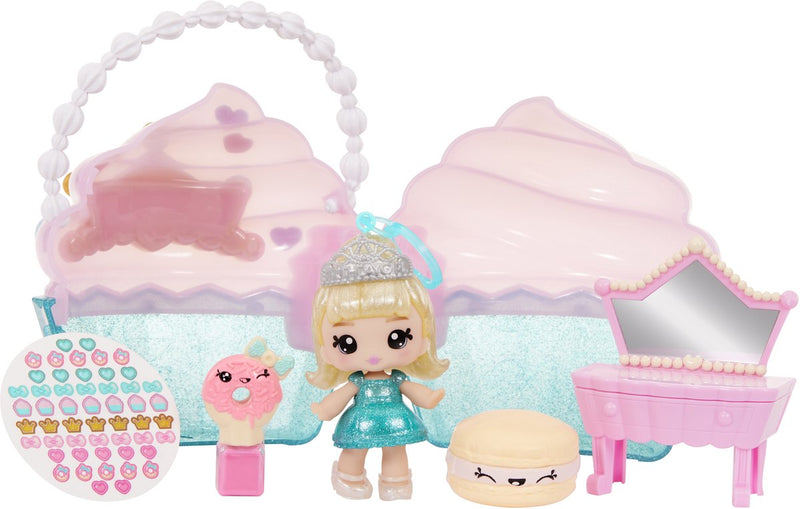 Afbeelding laden in galerijviewer, Yummiland beauty bag playset - cupcake lipgloss pop.
