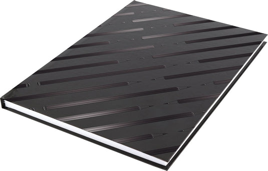 Kangaro dummyboek - a4 - zwart met design - 160 blanco pagina's - 140 grams papier - hard cover - k5584