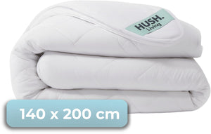 Hush. living hush living dekbed 140x200 cm - 350 gsm - warm, ademend en lichtgewicht - geschikt voor alle seizoenen
