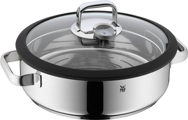 Wmf vitalis - stoom- en braadpan - ø 28 cm - rvs - met deksel - geschikt voor inductie