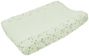 Trixie aankleedkussenhoes babytextiel 70x45cm friendly vegetables groen.