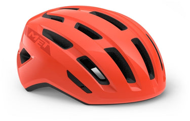 Met miles mips fietshelm mannen vrouwen – fietshelm stadsfiets volwassenen – e-bike – trekking – maat s m (52-58cm) – coral glossy (rood)