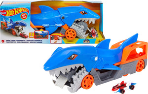 Hot wheels haaienoplegger speelset met 1 auto