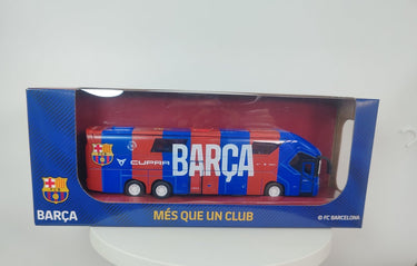 Van der meulen speelgoed bus fc barcelona schaalmodel 1:50 rood.