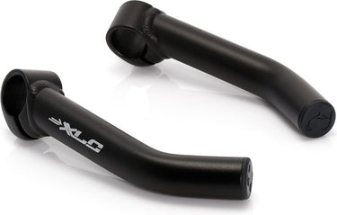 Xlc be-01 sb-plus bar ends - mat zwart - aluminium