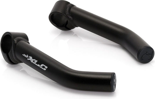 Xlc be-01 sb-plus bar ends - mat zwart - aluminium