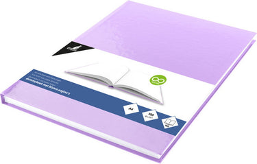 Kangaro dummyboek - a4 - pastel violet - 160 blanco pagina's - hard cover - schetsblok