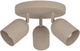 Eglo tilston spot - e14 - ø 25 cm - zandkleur beige crème - kantelbaar