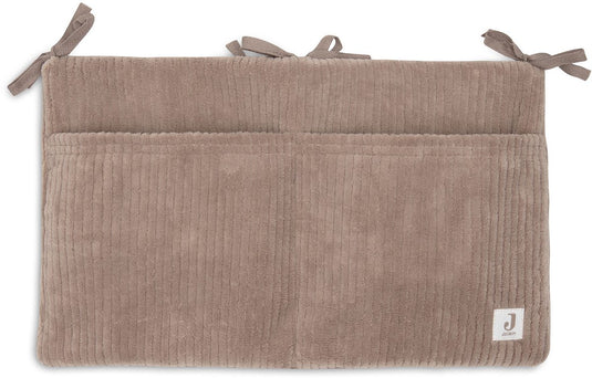 Jollein boxzak organizer - 49x30cm - cloudy rib - milky coffee - boxopbergzak