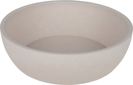 District 70 bamboo hondenvoerbak – 2-pack – merengue – maat m – anti-slip – voer waterbak hond