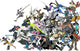 Merkloos sans marque overwatch battle - maxi poster (c-770)