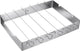 Merkloos sans marque bbq spieshouder set - grill spiesen - gelijkmatig grillen - inklapbaar ontwerp - 7 delig - zilverkleurig