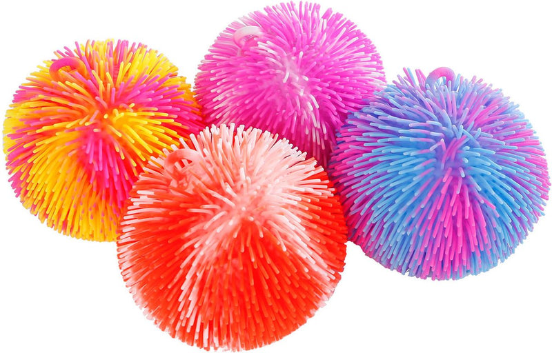 Chargez l'image dans la visionneuse de la galerie, Van manen puffer mania bal speelgoed 20cm multikleuren stressbal.
