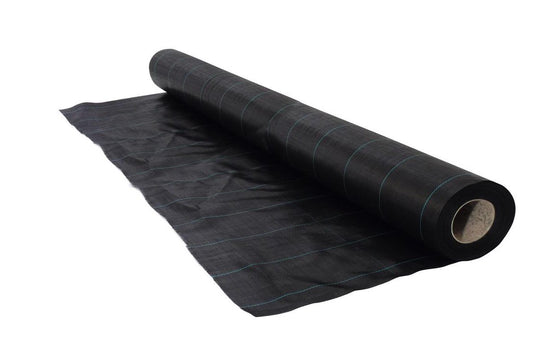 Nature - gronddoek - 1 x 50m - 100 g m² - zwart - anti-worteldoek