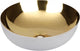 Differnz shine waskom 40x40x13.5cm keramiek goud wit