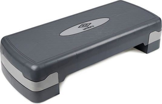 Umbro stepper fitness verstelbaar 10‑15 cm – fitness step met antislip oppervlak – aerobic step voor thuis – voor revalidatie en kracht – 68,3 x 29 x 10,4 cm