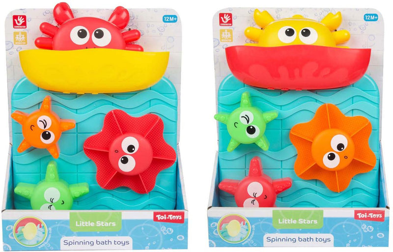 Afbeelding laden in galerijviewer, Toi-toys little stars badspeelgoed watermolen krab

