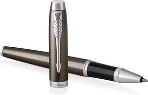 Parker im-rollerballpen | dark espresso | fijne penpunt | zwarte inkt | geschenkverpakking