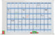 Nobo performance planbord whiteboard - jaarplanner aan de muur - 72 x 5 x 103 cm - wit