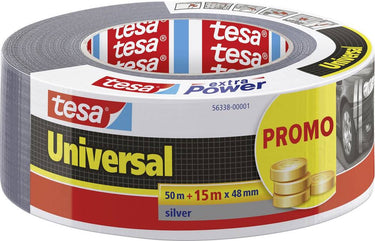 Tesa 1072223 - xp universal promo 50 + 15m 48mm grijs | 4 stuks