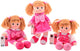 Johntoy zachte pop baby rose 40cm meisje - knuffelpop speelgoed.
