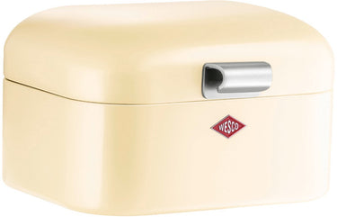 Wesco mini grandy broodtrommel | 2 liter - maat s | metaal - amandel | brooddoos