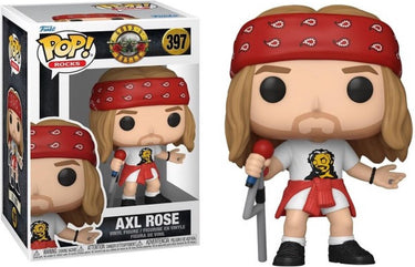 Funko guns n' roses axl rose rocks! (chase edition möglich) vinyl figur 397 unisex pop! - meerkleurig - standard