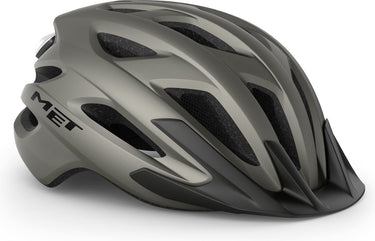 Met crossover mips fietshelm mannen vrouwen - stadsfietshelm volwassenen - maat m - titanium matt