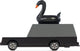 Candylab speelgoedauto black swan wagon - retro houten auto.