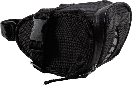Willex - zadeltas 1200 s - zwart - 0,8 liter -reflectie