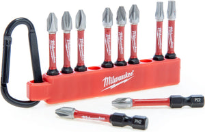 Milwaukee accessoires carabiner 10-delig shockwave bits - 4932480941