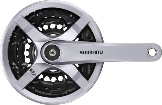 Shimano - crankstel fc-ty501 - 170 mm crankarm – 48 × 38 × 28t – zilver