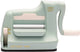 Vaessen creative cut easy mini - stans- en embossingmachine - mint - 7,5 cm – incl. snijmallen en embossing folder