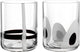 Leonardo banda nera drinkglas assorti - set 2