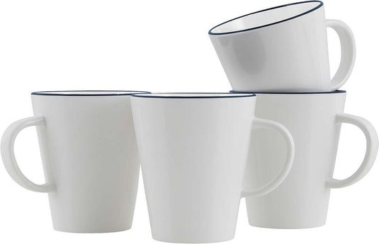 Gimex - linea line - mok - blauw - 4 stuks