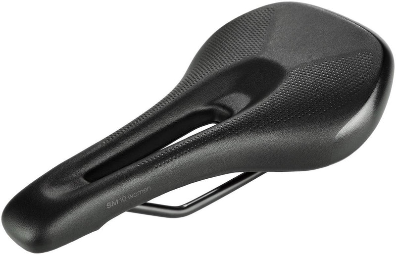 Afbeelding laden in galerijviewer, Ergon zadel SM Sport gel dames S M zwart
