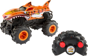 Hot wheels monster trucks 1:24 scale hw tiger shark rc vehicle