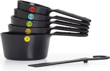 Oxo good grips - keukenhulpen - maatlepels 6-dlg zwart